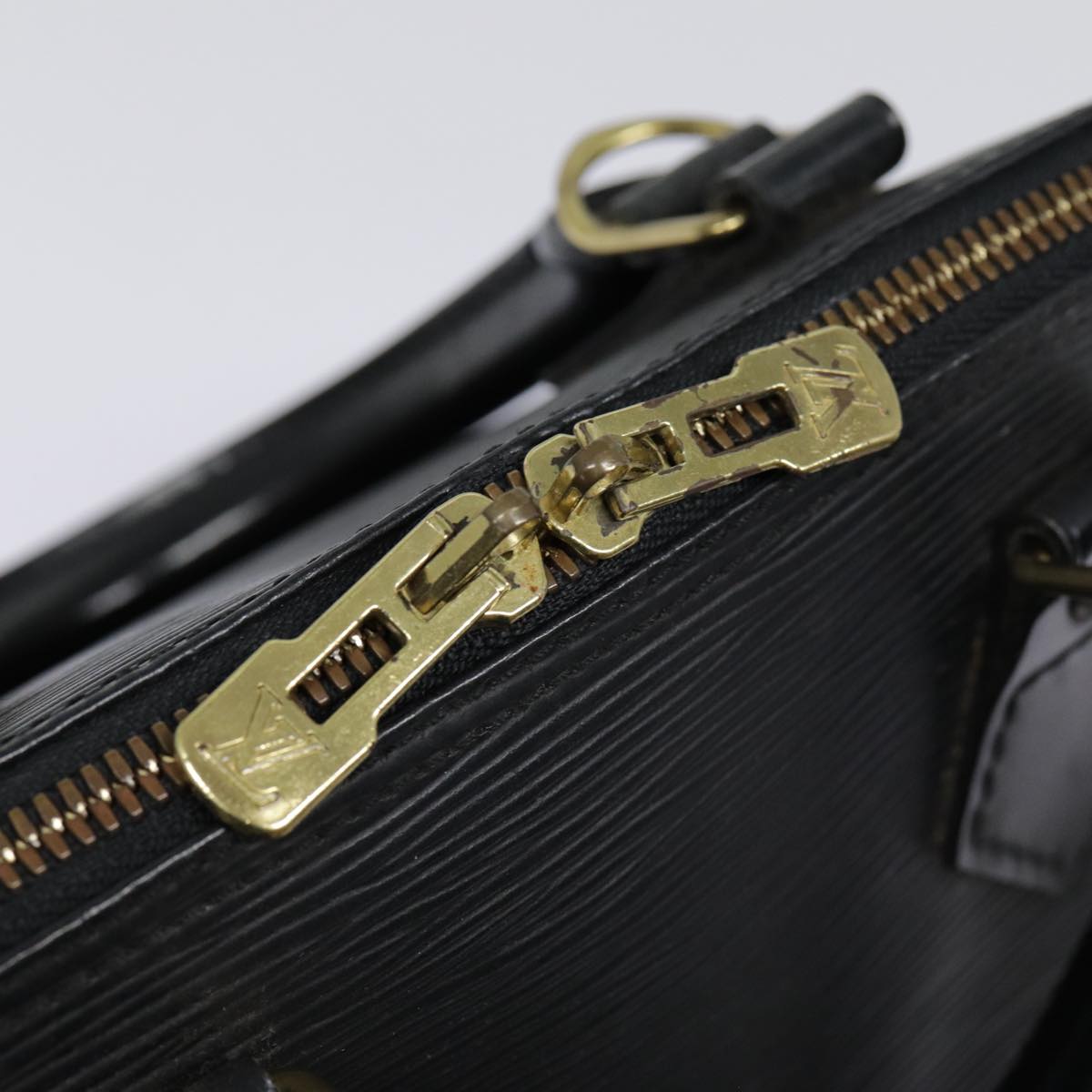 LOUIS VUITTON Epi Alma Hand Bag Black M52142 LV ep5664