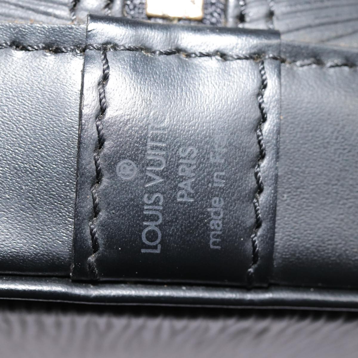 LOUIS VUITTON Epi Alma Hand Bag Black M52142 LV ep5664