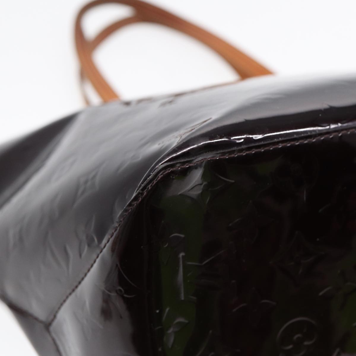 LOUIS VUITTON Monogram Vernis Bellevue GM Tote Bag Amarante M93589 ep5671