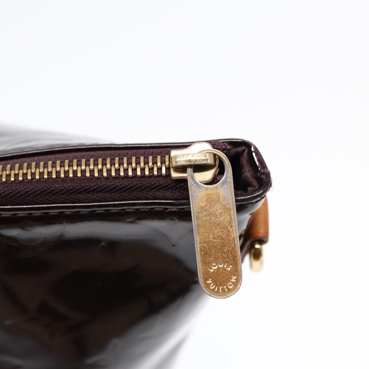 LOUIS VUITTON Monogram Vernis Bellevue GM Tote Bag Amarante M93589 ep5671