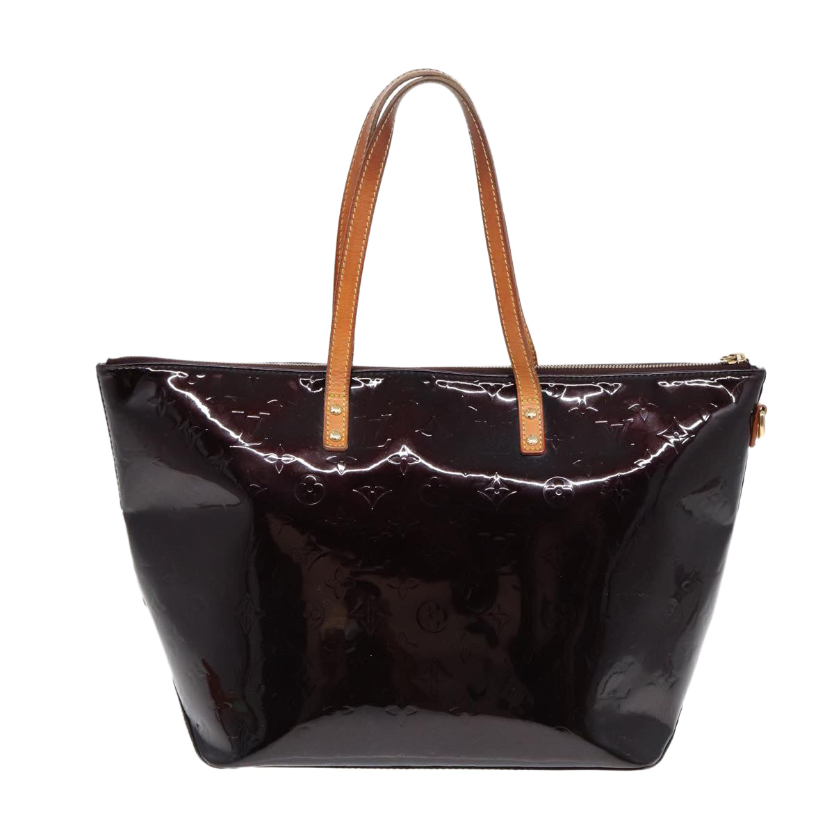 LOUIS VUITTON Monogram Vernis Bellevue GM Tote Bag Amarante M93589 ep5671