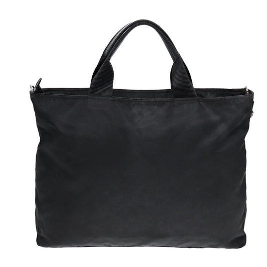 Luxury Prada Tote Bag Nylon 2way Black Silver  ep5682