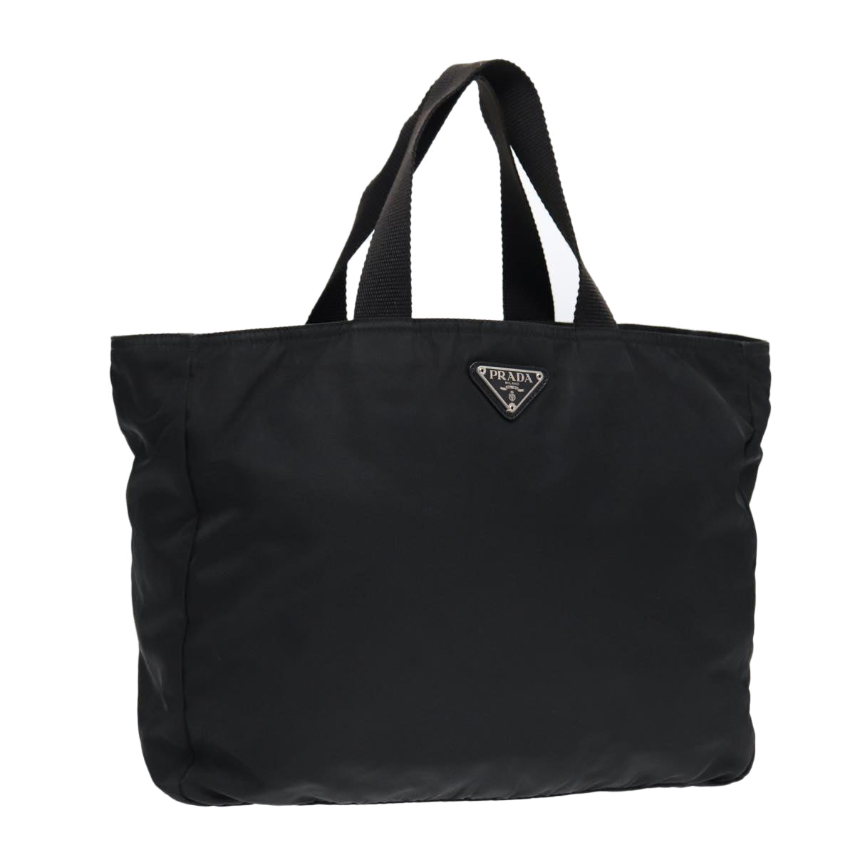 Luxury Prada Tote Bag Nylon Black Silver  ep5692