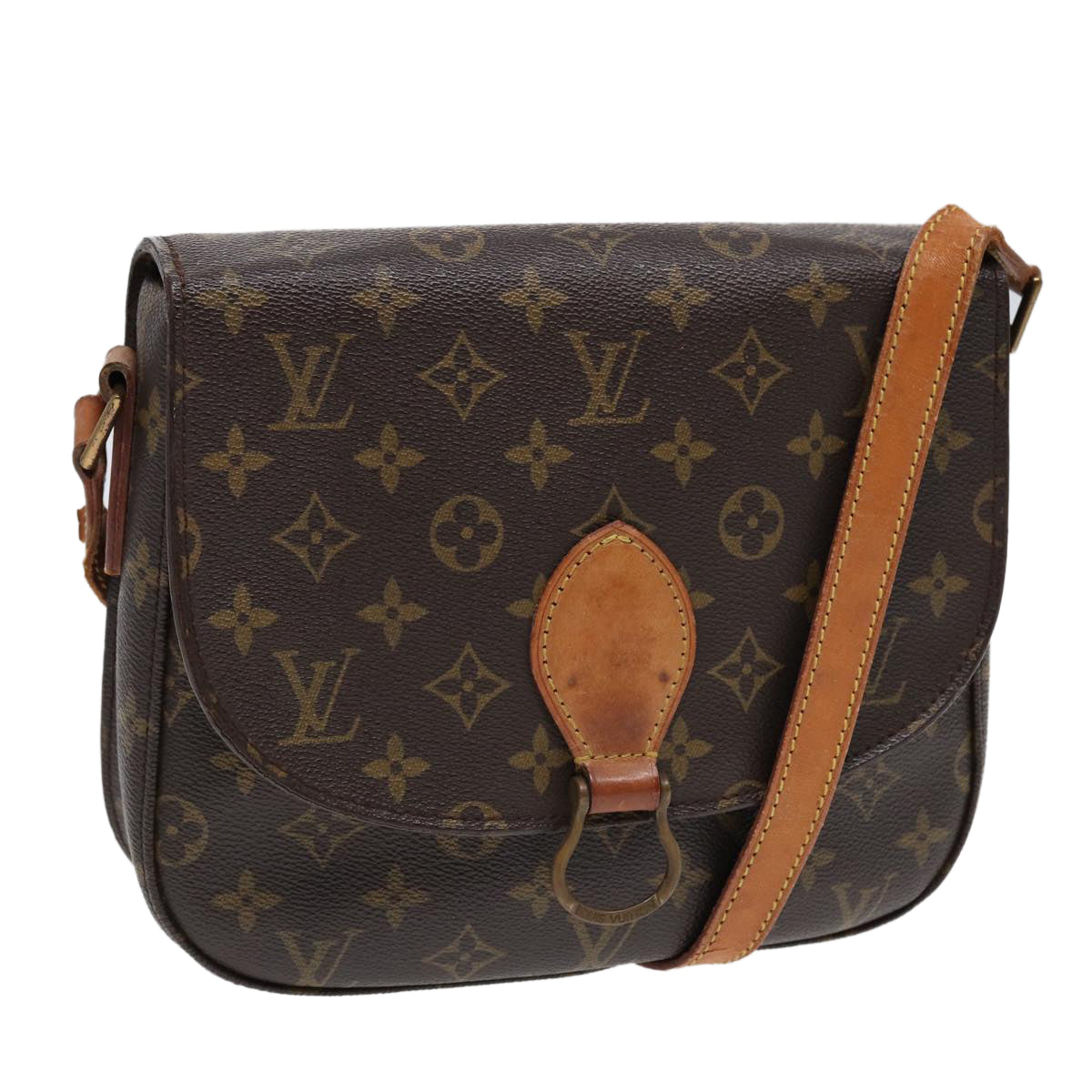 LOUIS VUITTON Monogram Saint Cloud GM Shoulder Bag M51242 LV ep5693