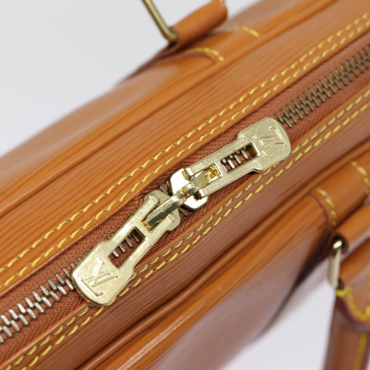 LOUIS VUITTON Epi Porte Documents Voyage Bag Zipangu Gold M54478 LV ep5703