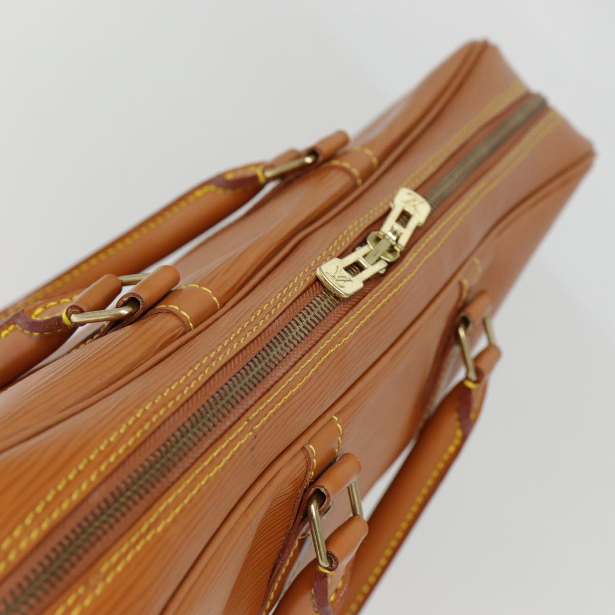 LOUIS VUITTON Epi Porte Documents Voyage Bag Zipangu Gold M54478 LV ep5703