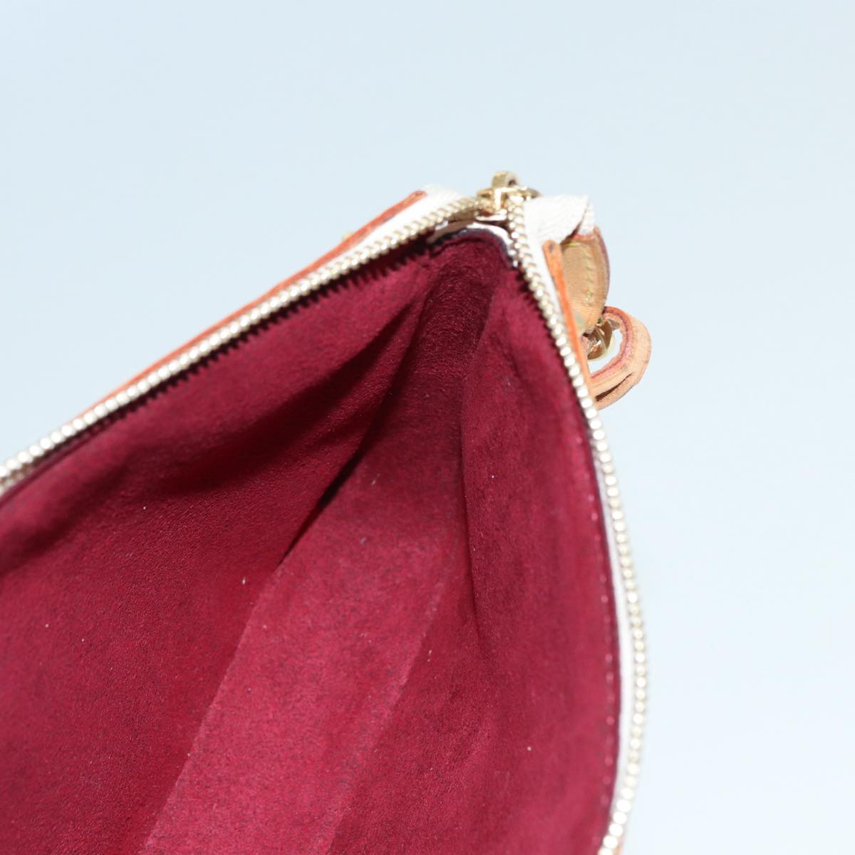 LOUIS VUITTON Monogram Multicolor Pochette Pouch White M92649 LV ep5710