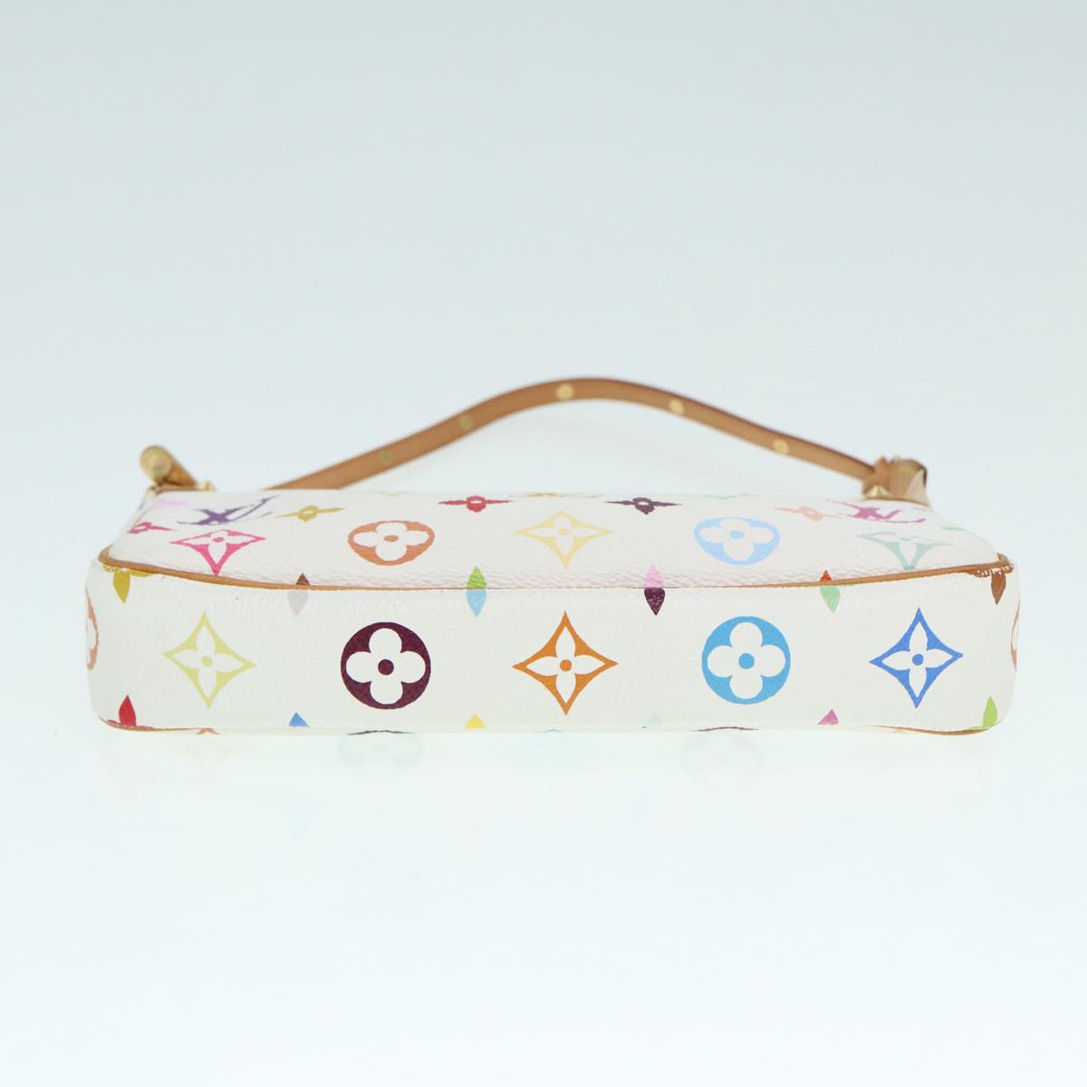 LOUIS VUITTON Monogram Multicolor Pochette Pouch White M92649 LV ep5710
