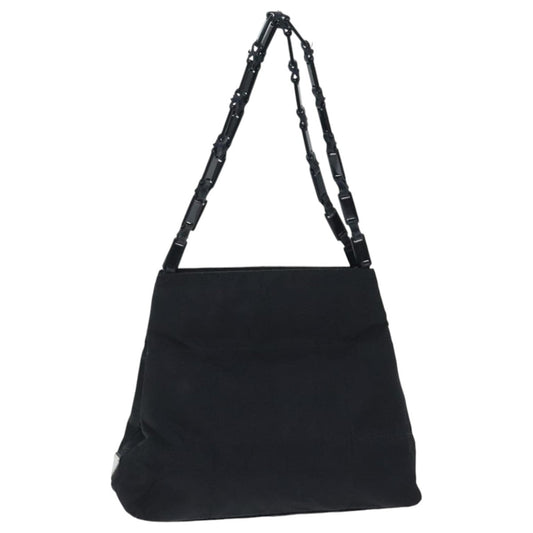 Luxury Prada Hand Bag Nylon Plastic Leather Black  ep5732