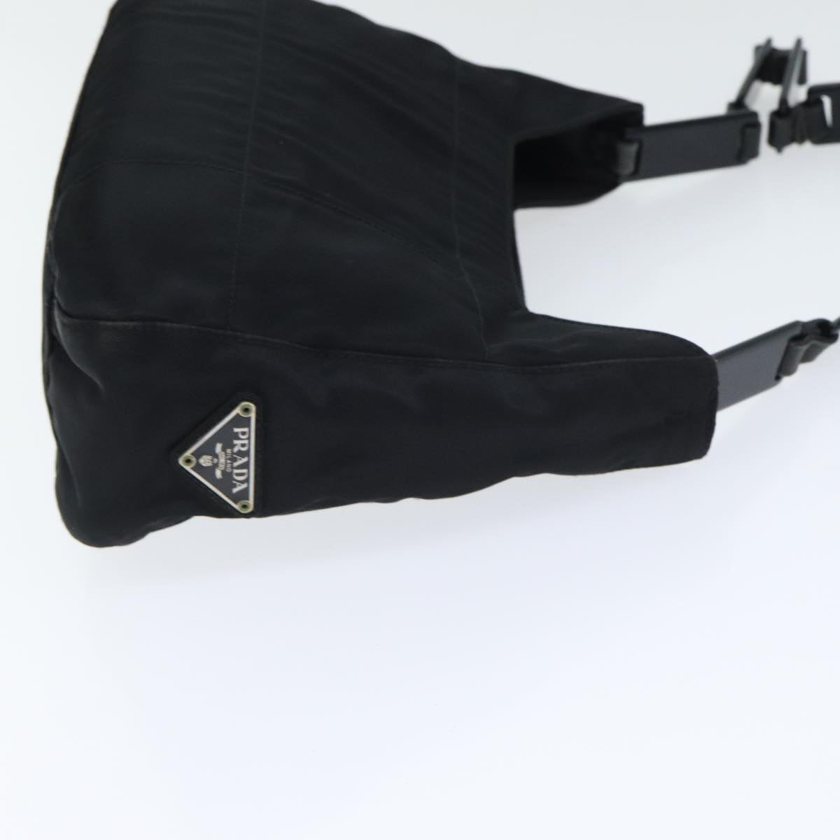 Luxury Prada Shoulder Bag Nylon Plastic Leather Black  ep5759