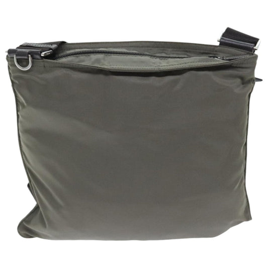 Luxury Prada Shoulder Bag Nylon Gray Silver  ep5770