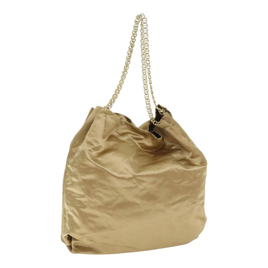 Luxury Prada Chain Tote Bag Satin Gold  ep5795