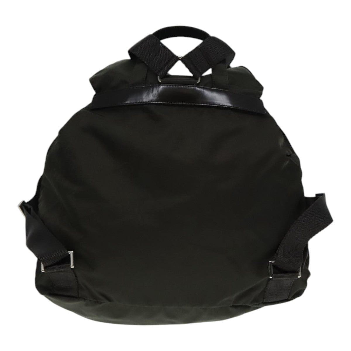 Luxury Prada Backpack Nylon Khaki Silver  ep5805