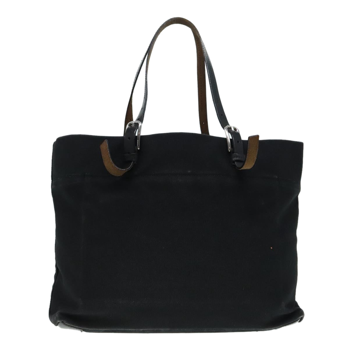 Luxury Prada Tote Bag Canvas Black Silver  ep5844