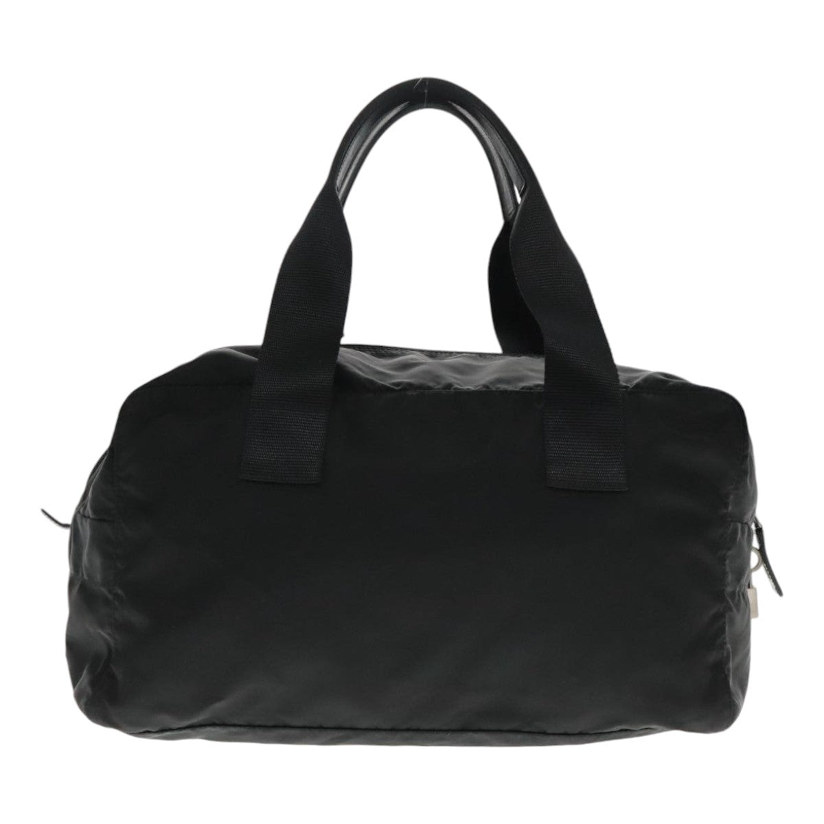 Luxury Prada Boston Bag Nylon Black Silver  ep5957