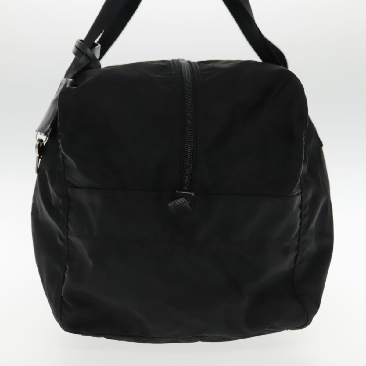 Luxury Prada Boston Bag Nylon Black Silver  ep5957