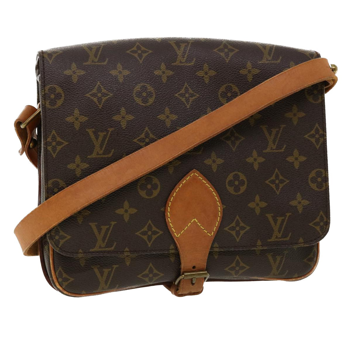 LOUIS VUITTON Monogram Cartouchiere GM Shoulder Bag M51252 LV ep599
