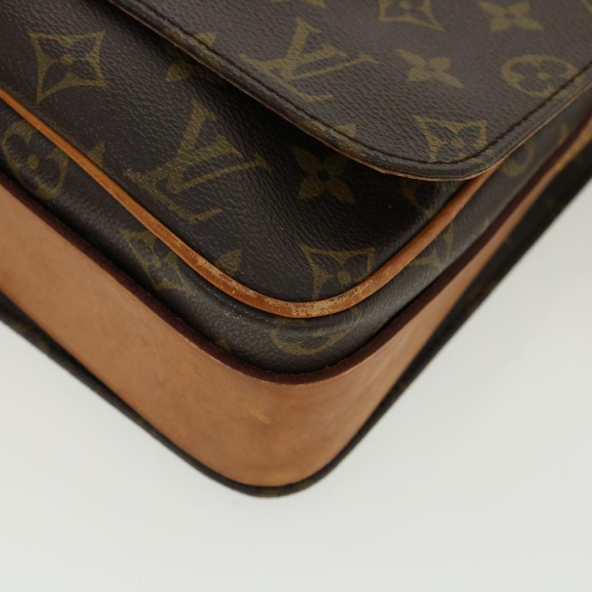LOUIS VUITTON Monogram Cartouchiere GM Shoulder Bag M51252 LV ep599