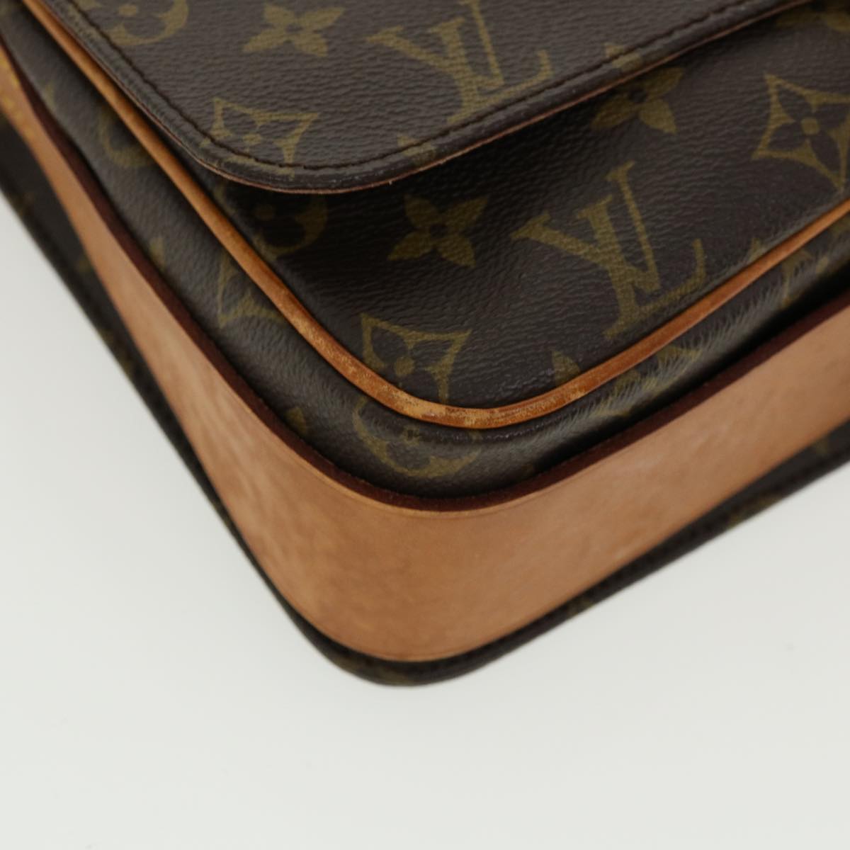 LOUIS VUITTON Monogram Cartouchiere GM Shoulder Bag M51252 LV ep599