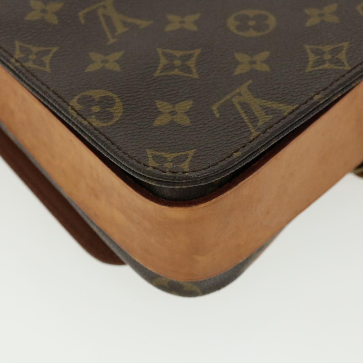 LOUIS VUITTON Monogram Cartouchiere GM Shoulder Bag M51252 LV ep599