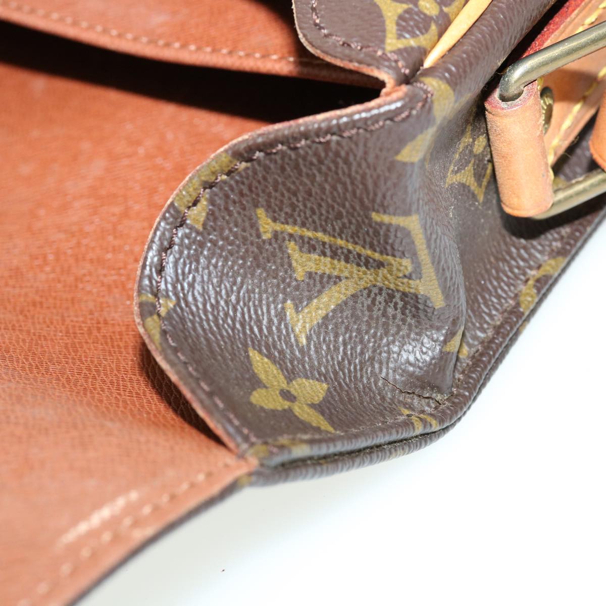 LOUIS VUITTON Monogram Cartouchiere GM Shoulder Bag M51252 LV ep599