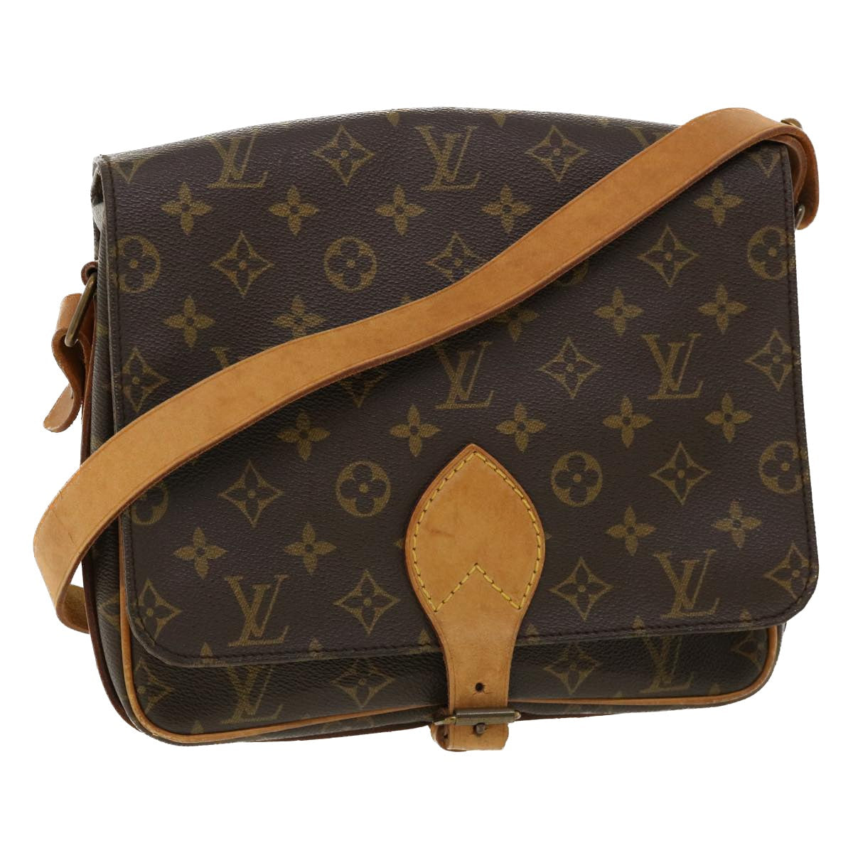 LOUIS VUITTON Monogram Cartouchiere GM Shoulder Bag M51252 LV ep600