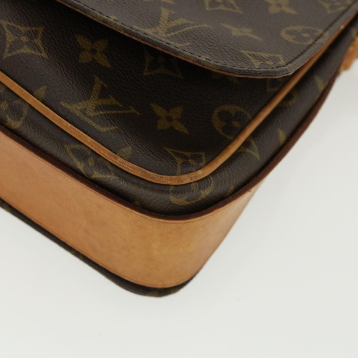 LOUIS VUITTON Monogram Cartouchiere GM Shoulder Bag M51252 LV ep600