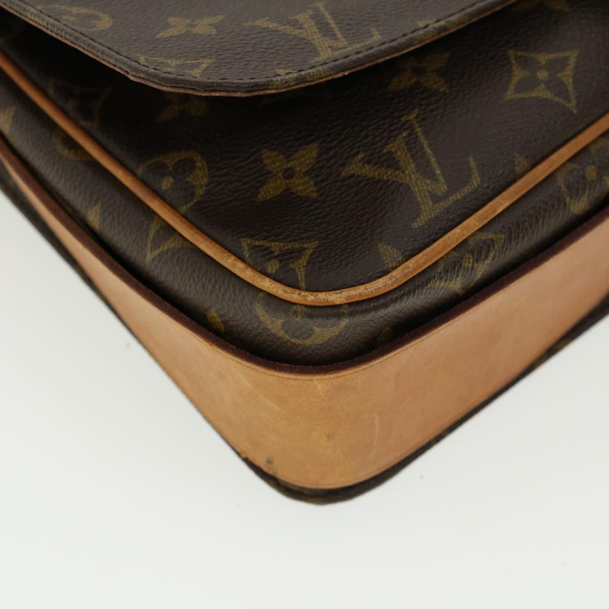 LOUIS VUITTON Monogram Cartouchiere GM Shoulder Bag M51252 LV ep600
