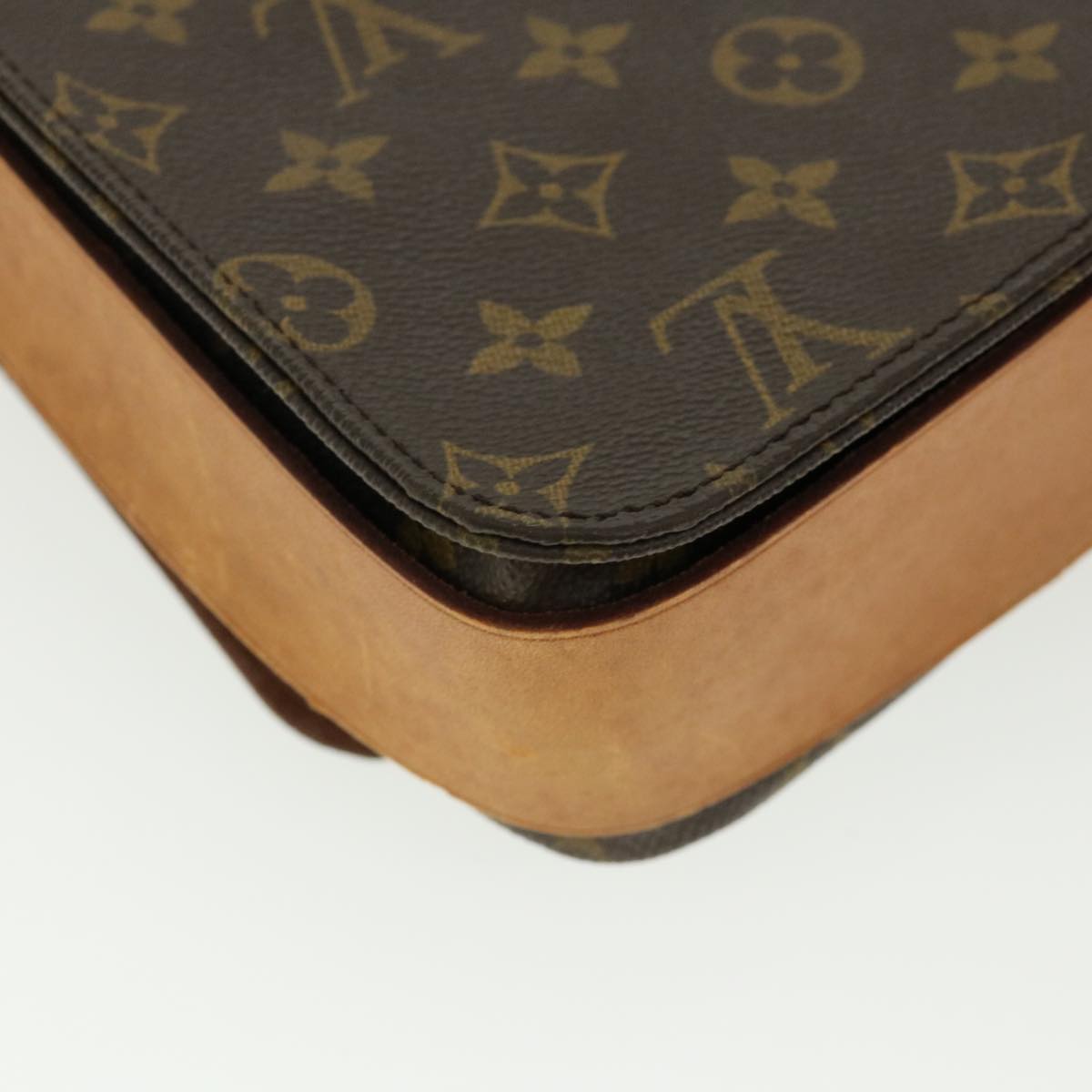 LOUIS VUITTON Monogram Cartouchiere GM Shoulder Bag M51252 LV ep600