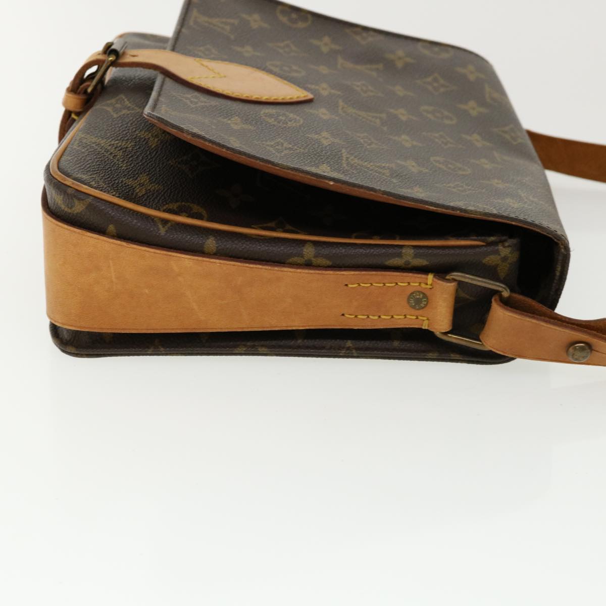 LOUIS VUITTON Monogram Cartouchiere GM Shoulder Bag M51252 LV ep600