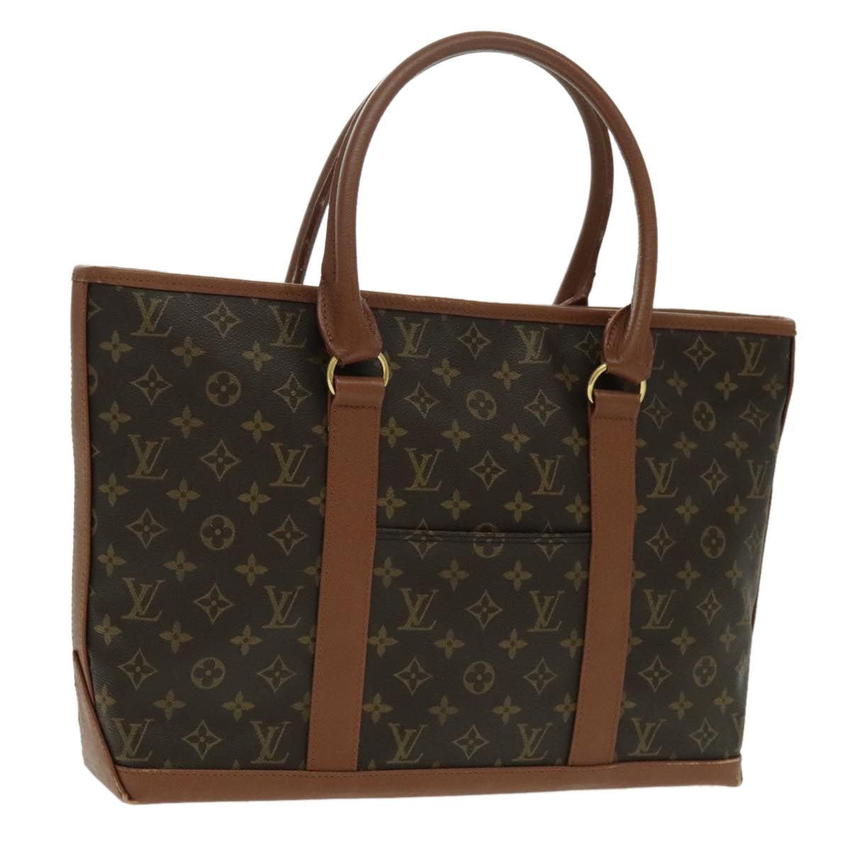 LOUIS VUITTON Monogram Sac Weekend PM Tote Bag M42425 LV ep6056