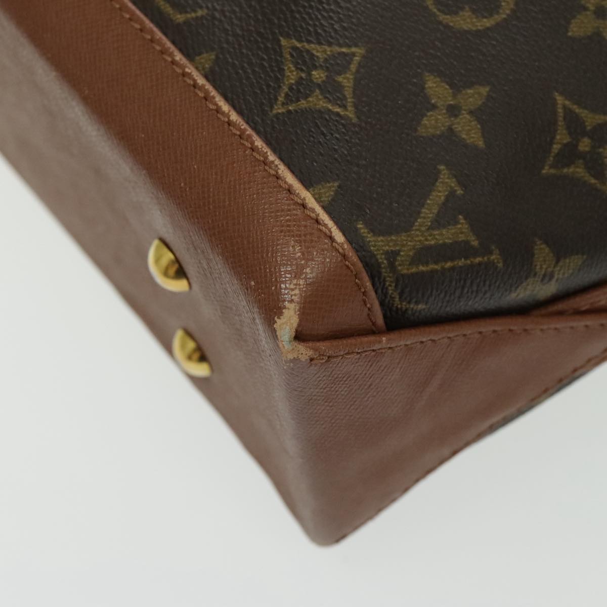 LOUIS VUITTON Monogram Sac Weekend PM Tote Bag M42425 LV ep6056