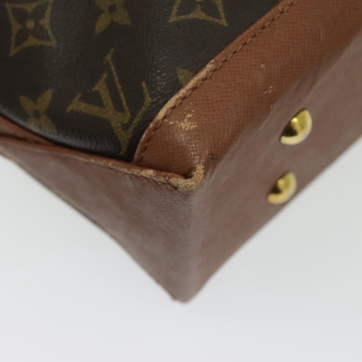 LOUIS VUITTON Monogram Sac Weekend PM Tote Bag M42425 LV ep6056