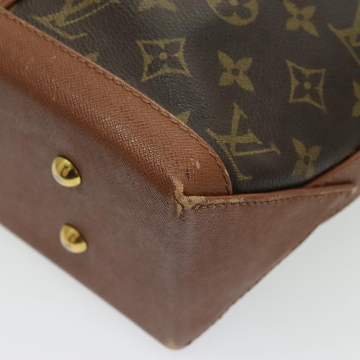 LOUIS VUITTON Monogram Sac Weekend PM Tote Bag M42425 LV ep6056