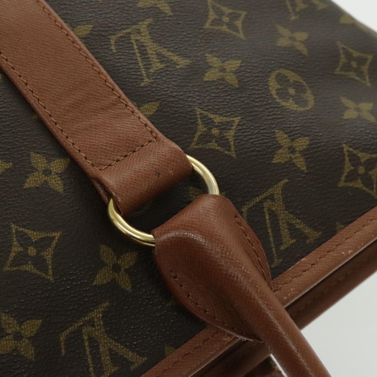 LOUIS VUITTON Monogram Sac Weekend PM Tote Bag M42425 LV ep6056