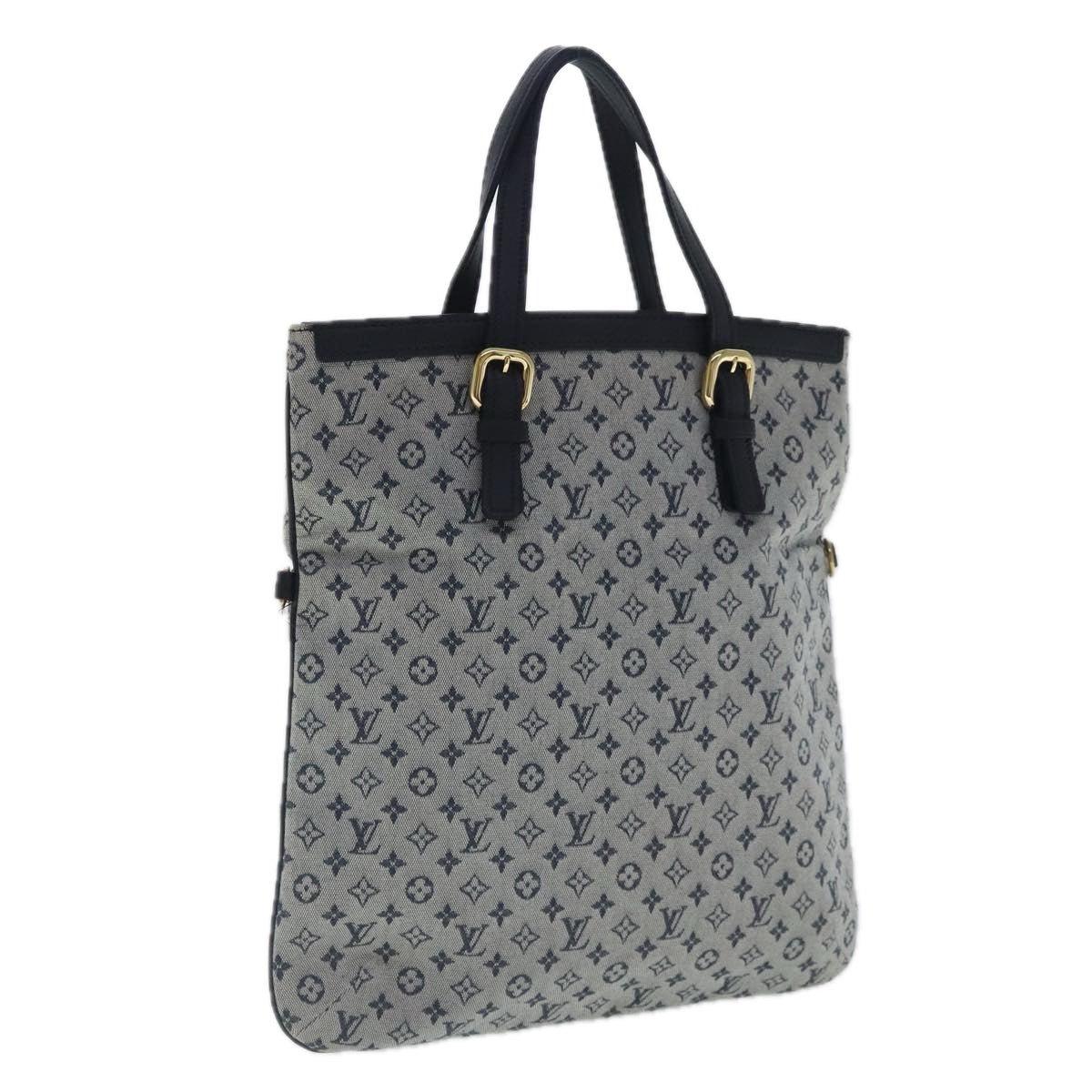 LOUIS VUITTON Monogram Mini Françoise Tote Bag 2way Blue M92208 LV ep6118