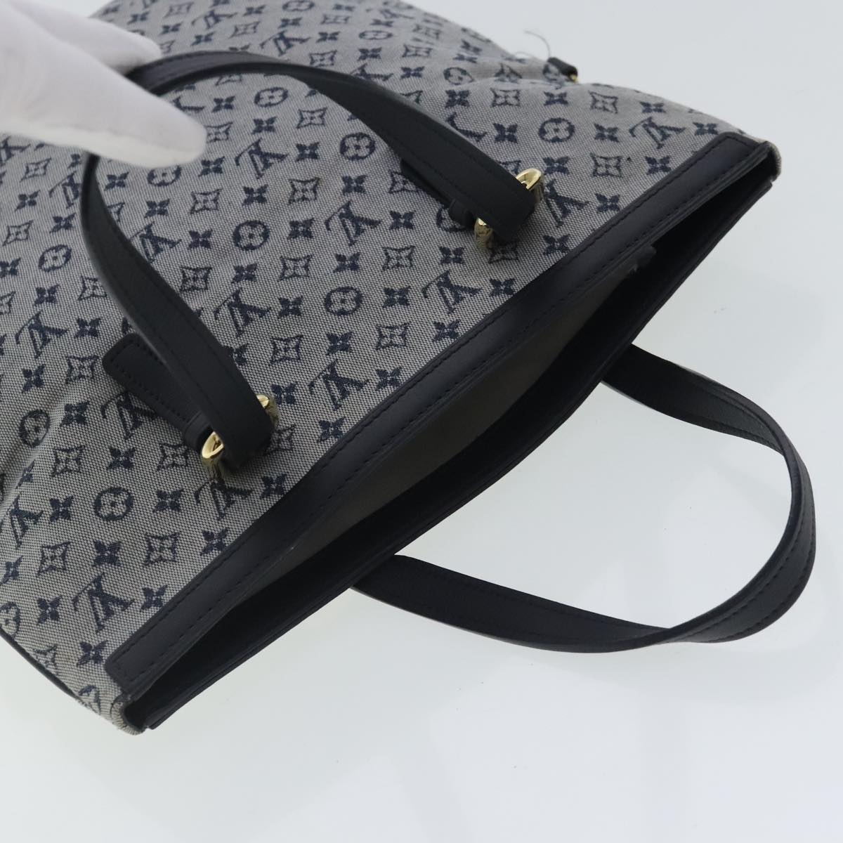 LOUIS VUITTON Monogram Mini Françoise Tote Bag 2way Blue M92208 LV ep6118