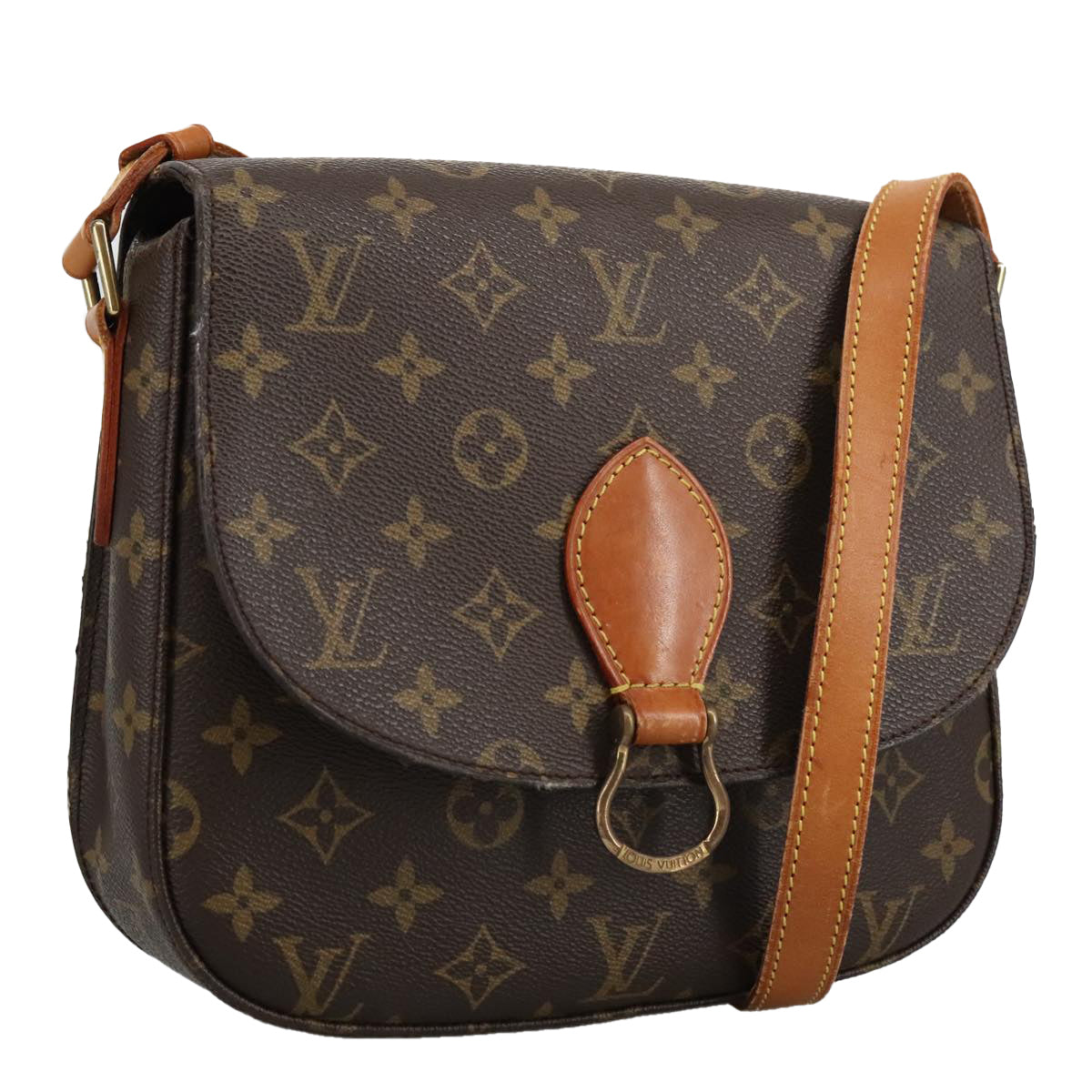 LOUIS VUITTON Monogram Saint Cloud GM Shoulder Bag M51242 LV ep6226