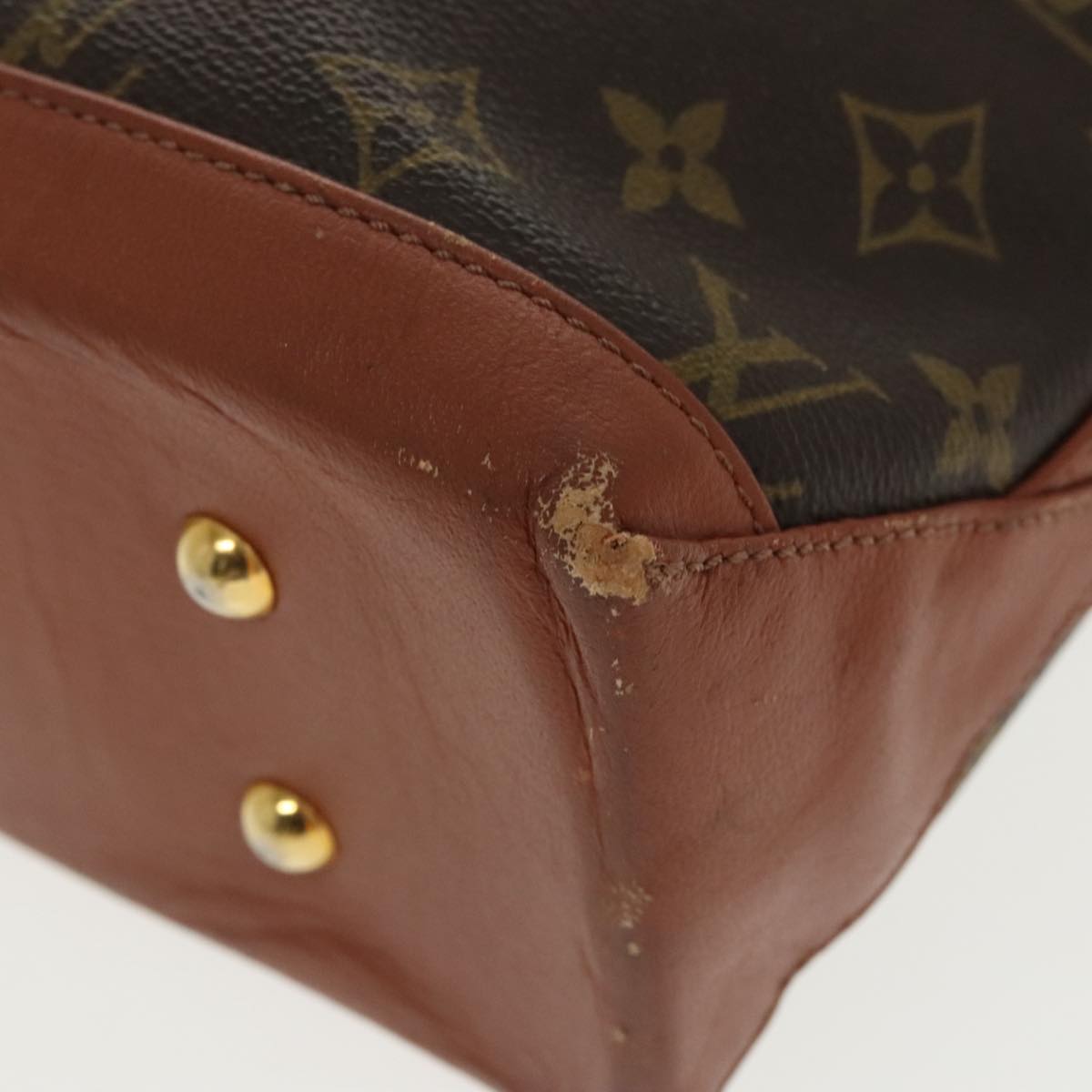 LOUIS VUITTON Monogram Sac Weekend PM Tote Bag M42425 LV ep6231