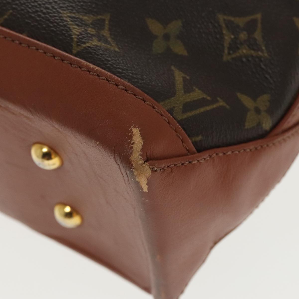 LOUIS VUITTON Monogram Sac Weekend PM Tote Bag M42425 LV ep6231