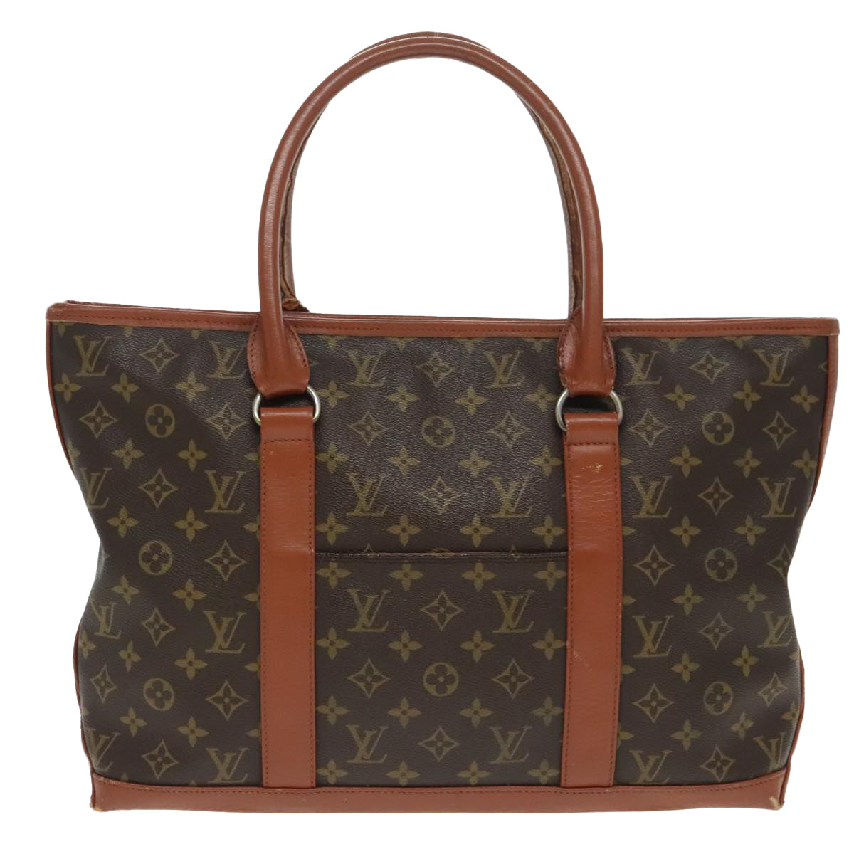 LOUIS VUITTON Monogram Sac Weekend PM Tote Bag M42425 LV ep6231