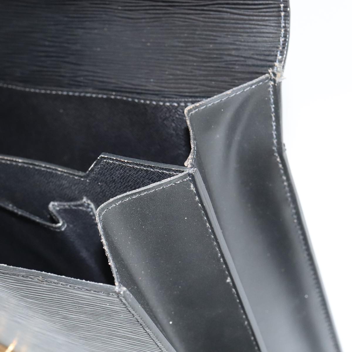 LOUIS VUITTON Epi Serviette Ambassador Business Bag Black M54412 LV ep6235