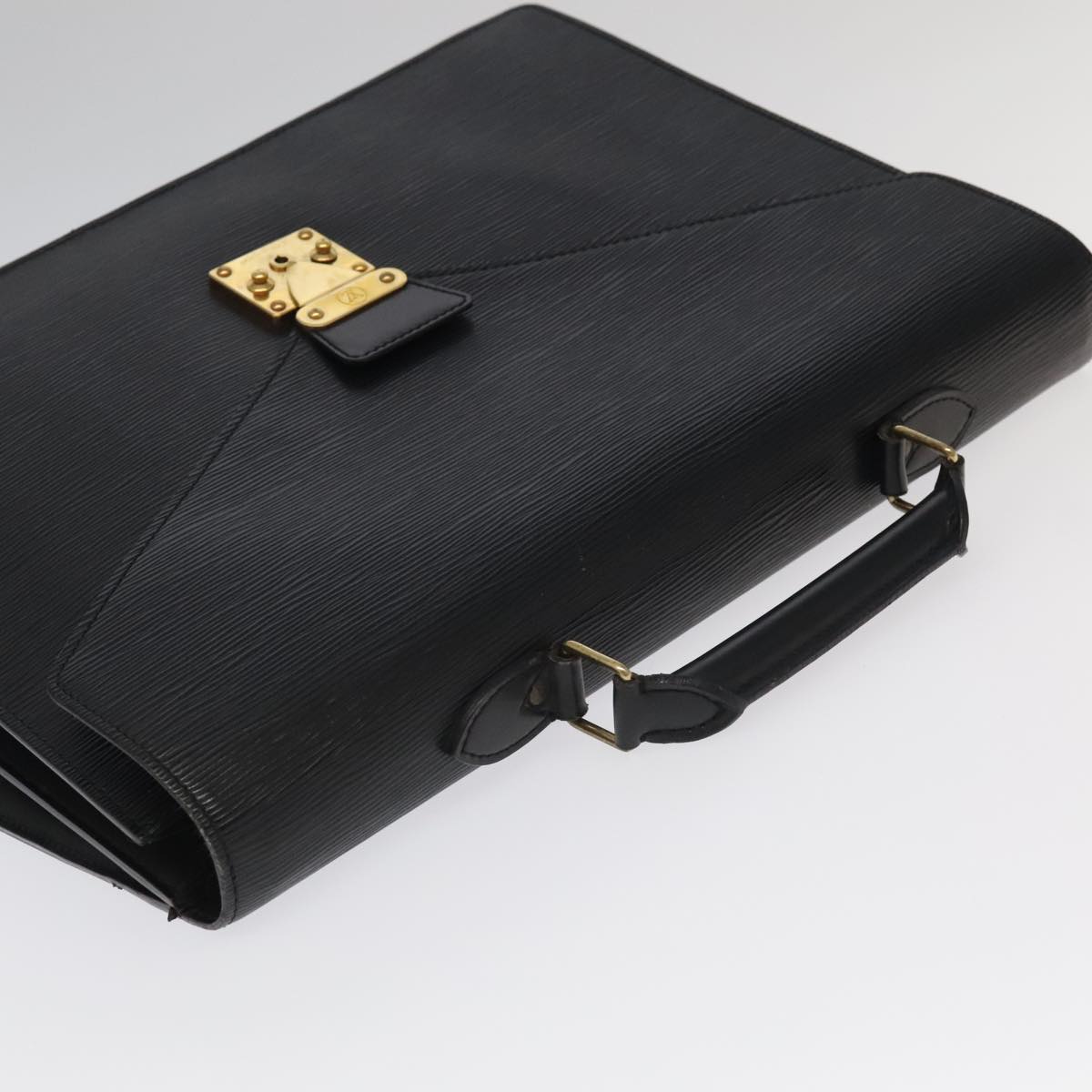 LOUIS VUITTON Epi Serviette Ambassador Business Bag Black M54412 LV ep6235