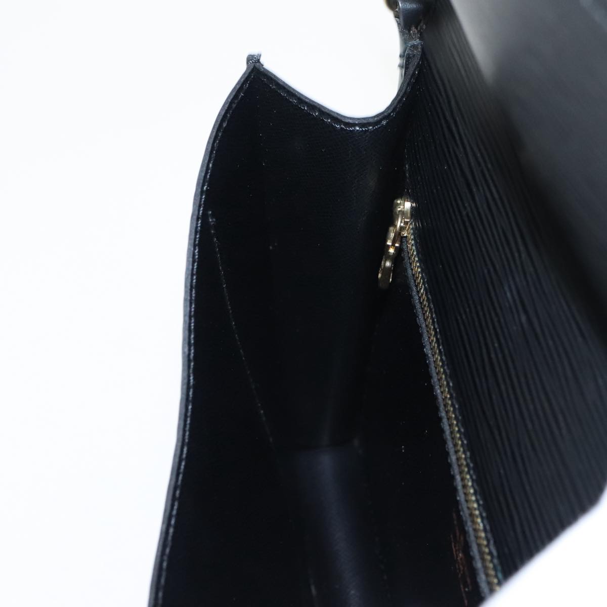 LOUIS VUITTON Epi Biface Clutch Bag Black M52322 LV ep6245