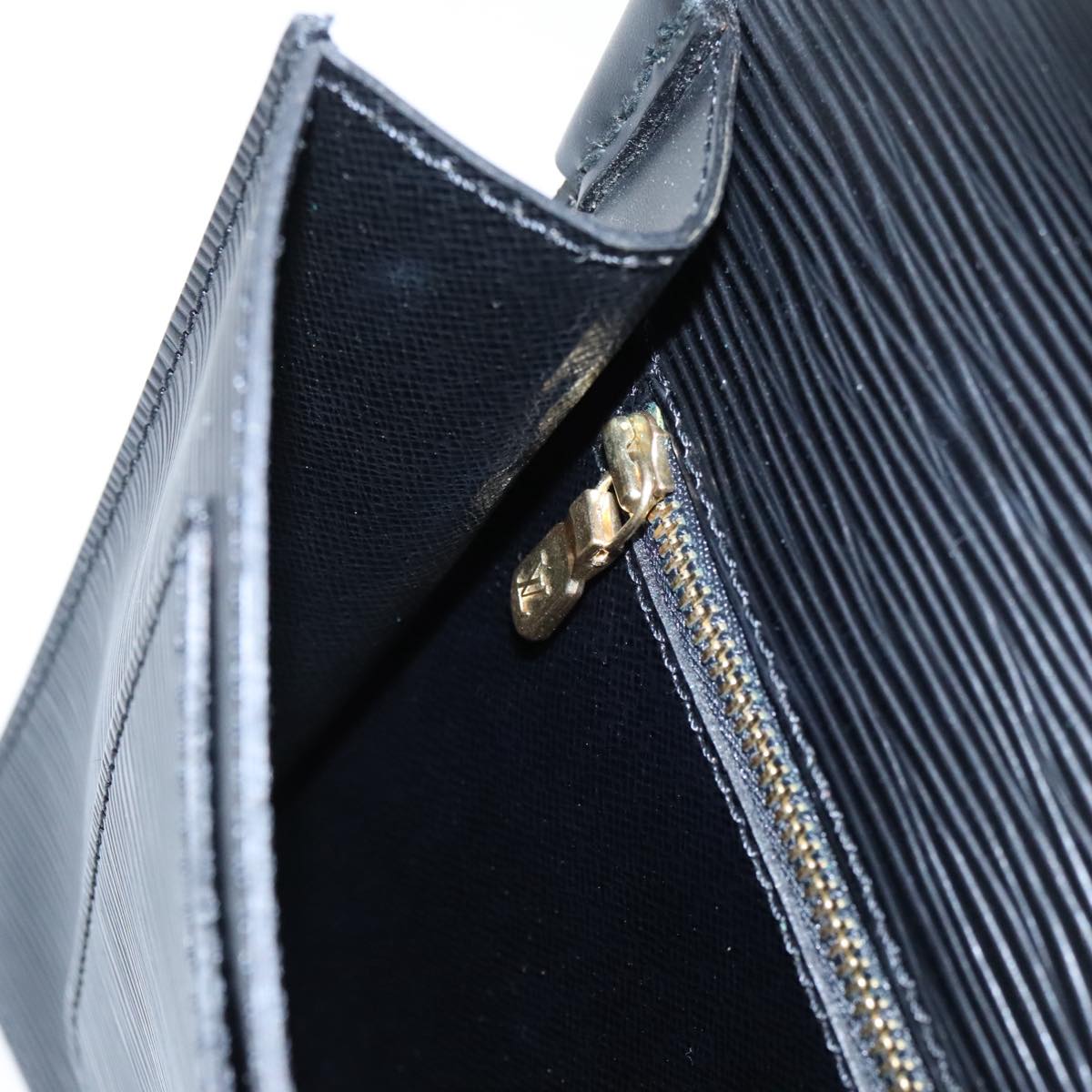 LOUIS VUITTON Epi Biface Clutch Bag Black M52322 LV ep6245