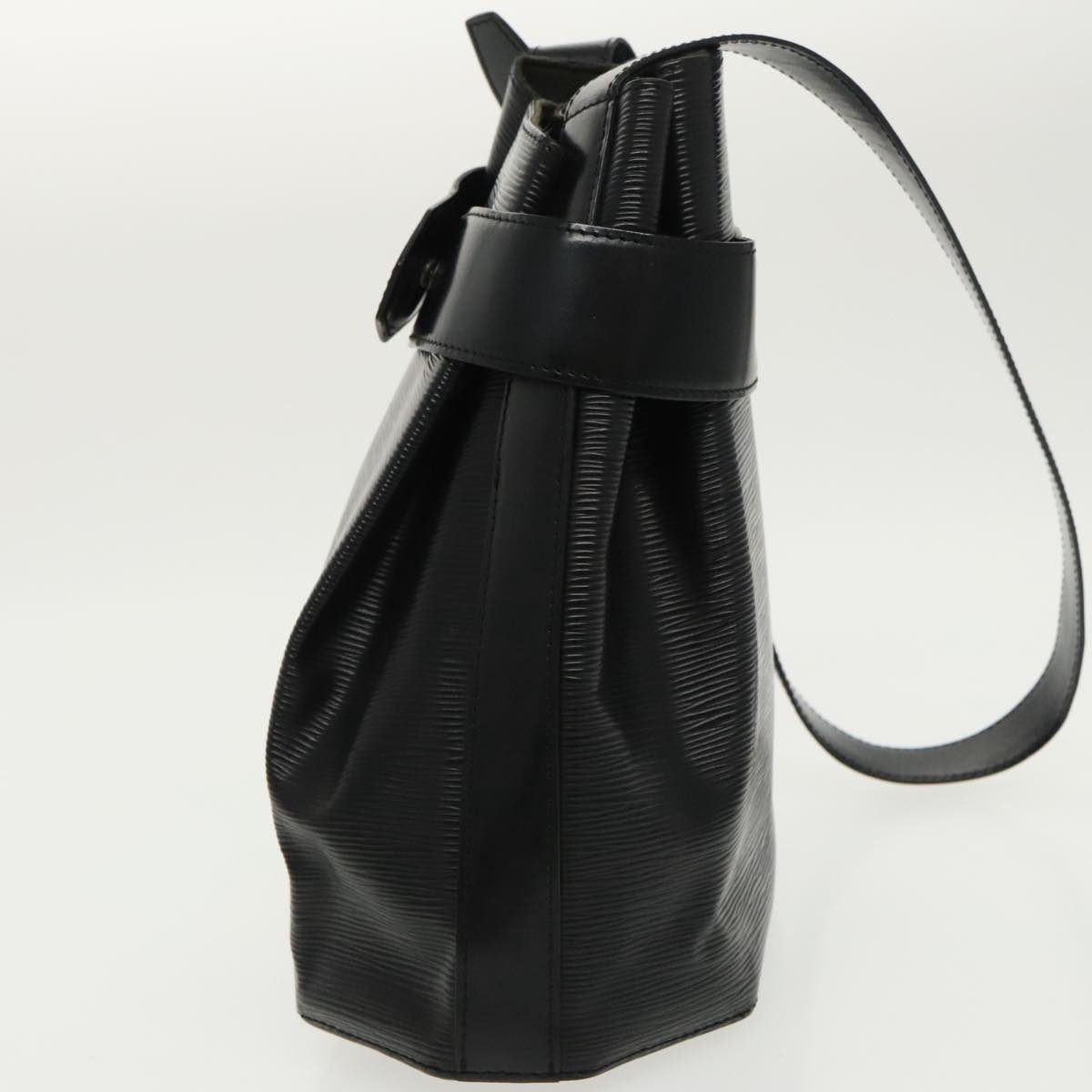 LOUIS VUITTON Epi Sac Depaule PM Shoulder Bag Black M80157 LV ep6306