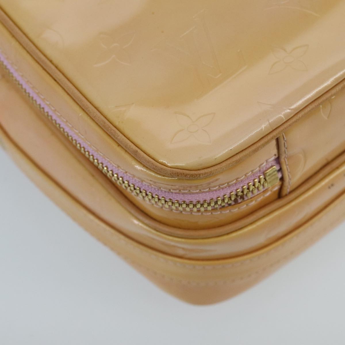 LOUIS VUITTON Monogram Vernis Wooster Bag Marshmallow Pink M91037 ep6329