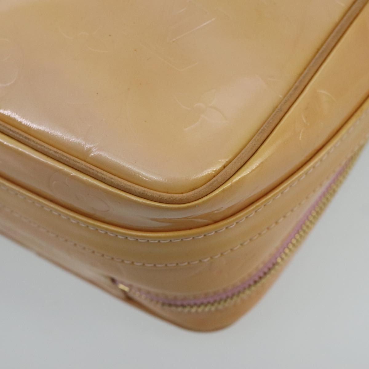 LOUIS VUITTON Monogram Vernis Wooster Bag Marshmallow Pink M91037 ep6329