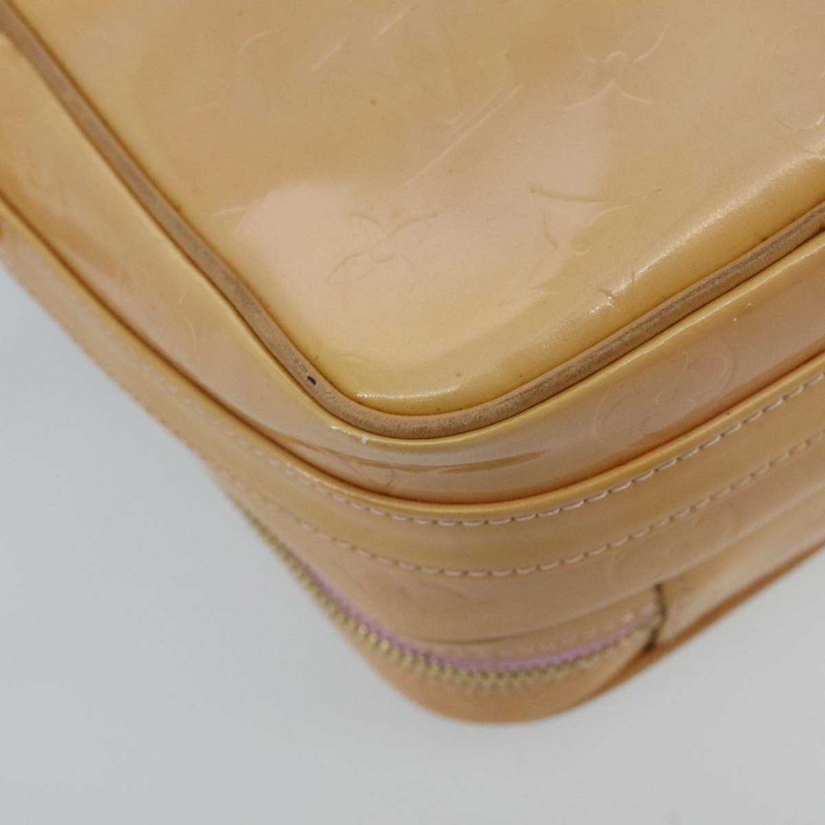LOUIS VUITTON Monogram Vernis Wooster Bag Marshmallow Pink M91037 ep6329