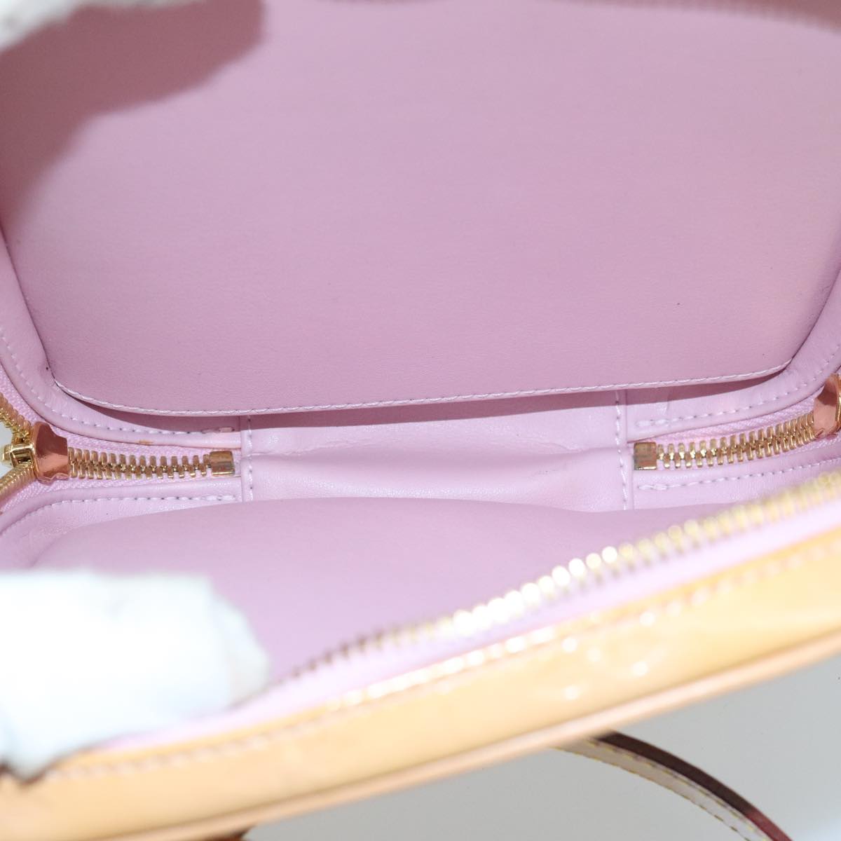 LOUIS VUITTON Monogram Vernis Wooster Bag Marshmallow Pink M91037 ep6329